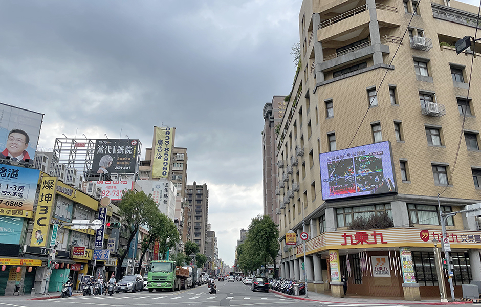 台北市大稻埕的舊市區，區域房市皆以屋齡較高的中古屋為主