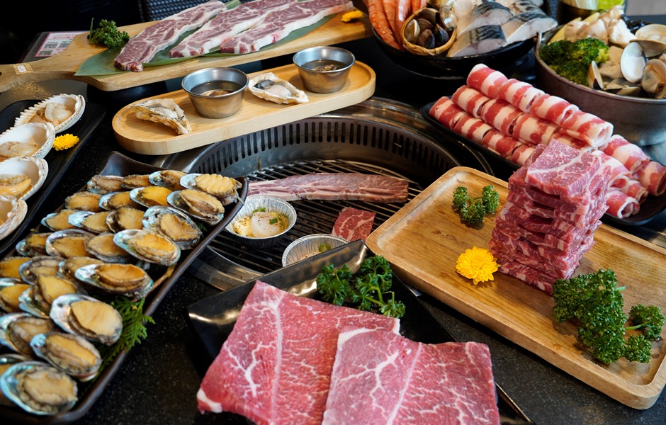 02-1熊一燒肉好禮九孔鮑魚吃到飽.JPG