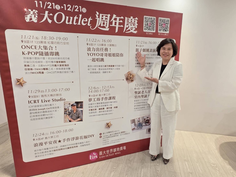 15週年慶祭出15%超高回饋+普發現金雙利多 義大開發總座:營收成長有望上看20%歷史新高 15週年慶祭出15%超高回饋+普發現金雙利多 義大開發總座:營收成長有望上看20%歷史新高